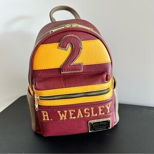 Loungefly Harry Potter RON WEASLEY #2 Quidditch Uniform COSPLAY Mini Backpack